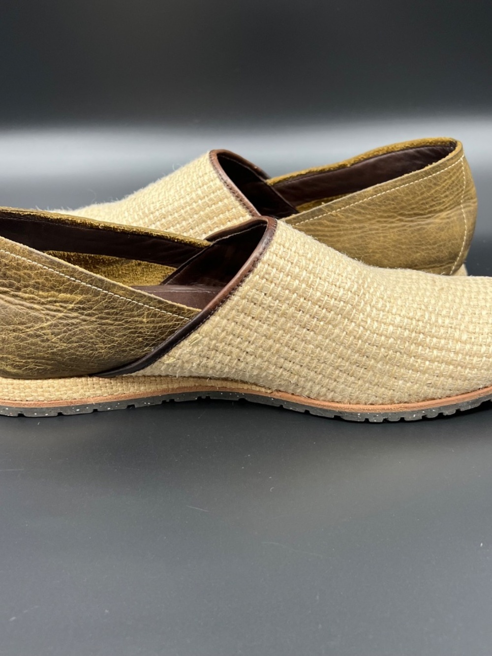 Vintage Cole Haan Nike Air Woven Hemp Loafers Slip-On Men's Size 13M Rare - Picture 7 of 10